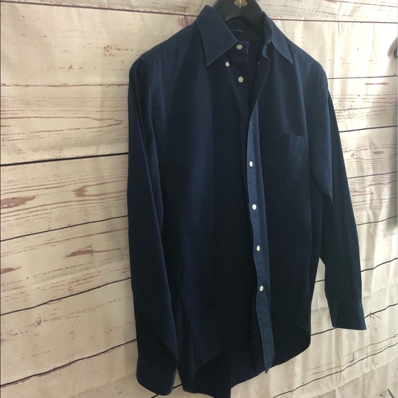 Men’s Nautica navy button down - Picture 3 of 8